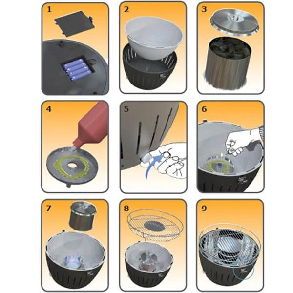 Lotus Grill Standard - Blue 6 Lotus Grill Standard - Blue - Image 4