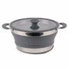 Kampa Collapsible Saucepan 3L - Grey -Camping Gear Sale Store kampa cw0098 3l collaps saucepan grey a 2