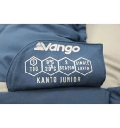 Vango Kanto Junior Sleeping Bag - Blue 9 Vango Kanto Junior Sleeping Bag - Blue -Camping Gear Sale Store kanto jr blue 4