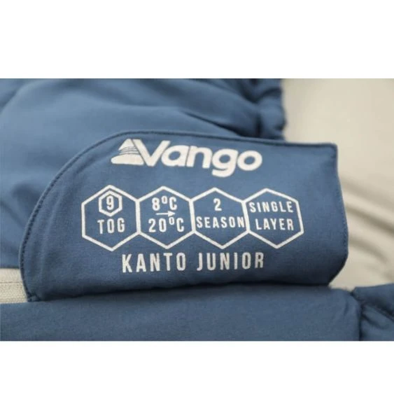 Vango Kanto Junior Sleeping Bag - Blue 6 Vango Kanto Junior Sleeping Bag - Blue - Image 4