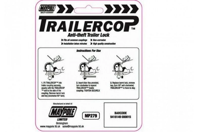 Trailer Cop Universal Coupling Lock 4 Trailer Cop Universal Coupling Lock - Image 2