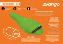 Vango Microlite 100 Sleeping Bag -Camping Gear Sale Store microlite 100 image 3