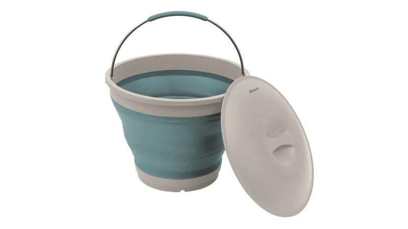 Outwell Collaps Bucket With Lid - Classic Blue 3 Outwell Collaps Bucket With Lid - Classic Blue