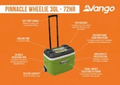 Vango Pinnacle Wheelie 30L Cool Box -Camping Gear Sale Store pinnacle 30l wheelie image 7