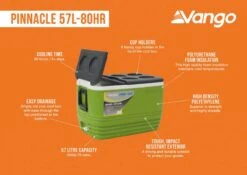 Vango Pinnacle 57L Cool Box -Camping Gear Sale Store pinnacle 57l image 6